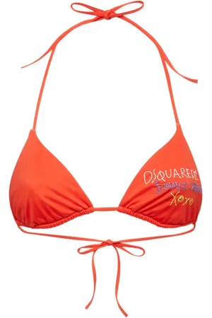Dsquared2 Top de bikini con bordado