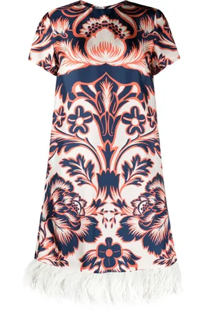 La DoubleJ Minivestido con motivo floral