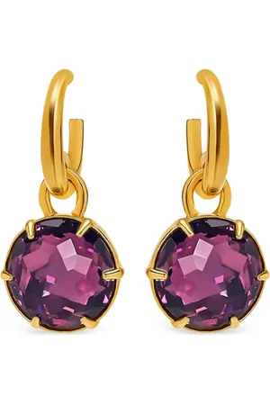 Oscar de la Renta Pendientes con cristales