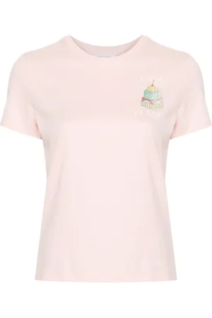Casablanca Camiseta con logo estampado