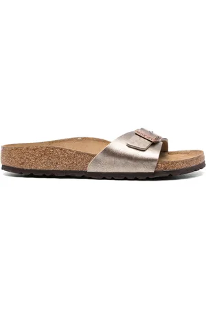 Birkenstock Sandalias Madrid con efecto metalizado