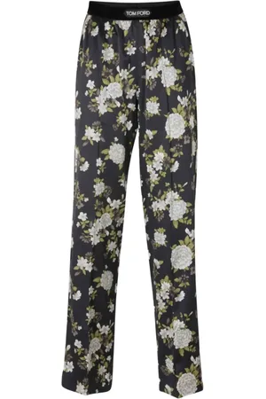 Tom Ford Pantalones de pijama con estampado floral