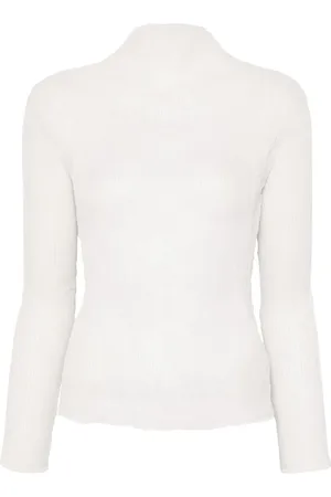 Issey Miyake Top con diseño retorcido