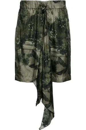 Roberto Cavalli Bermudas con estampado Hawaii