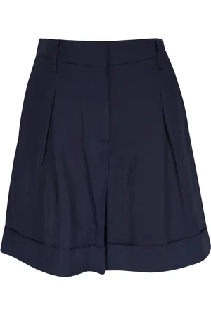 TWP Pantalones cortos de vestir con bajos ajustados