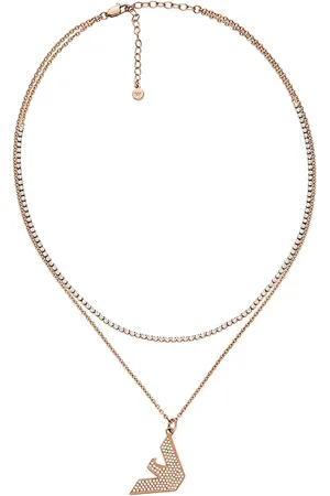 Emporio Armani Collar con charm del logo
