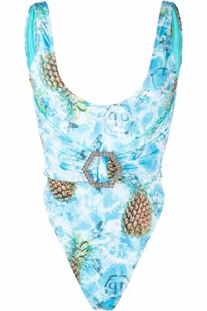 Philipp Plein Monokini con hebilla