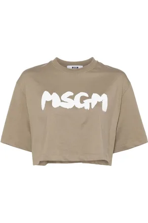 Msgm Camiseta corta estampada
