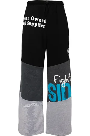 Marine Serre Pantalones de chándal con estampado gráfico