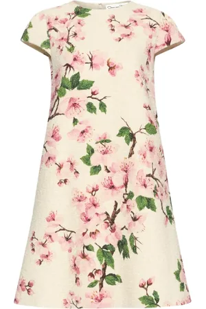 Oscar de la Renta Vestido corto de seda