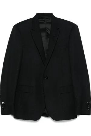 LARDINI Blazer con costura metalizada