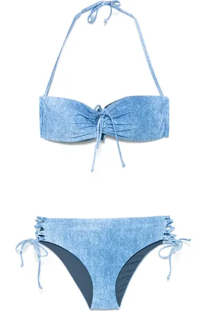 FISICO Bikini con estampado vaquero