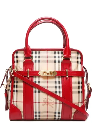 Burberry Bolso de hombro Haymarket Check de lona 2010-2020