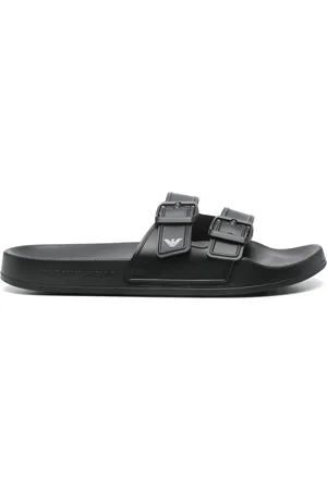 Emporio Armani Sandalias con logo estampado