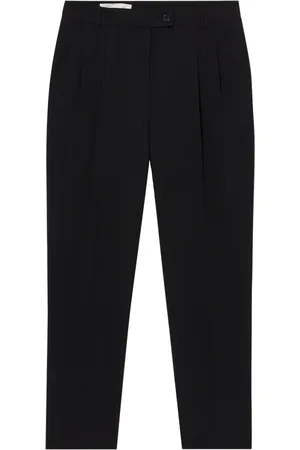 Brooks Brothers Pantalones rectos estilo capri de sarga