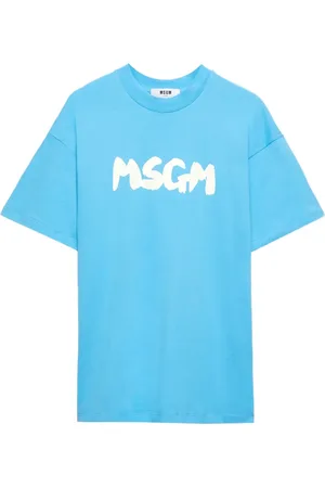 Msgm Camiseta con logo estampado