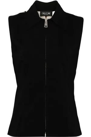DEL CORE Chaleco con cuello clásico