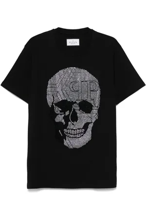Philipp Plein Camiseta con calavera de cristal