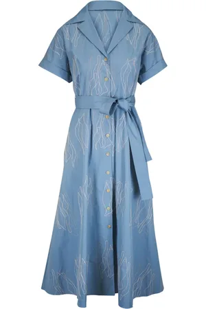 Lafayette 148 Vestido midi de algodón