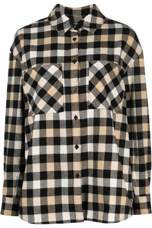 Woolrich Camisa a cuadros con manga larga