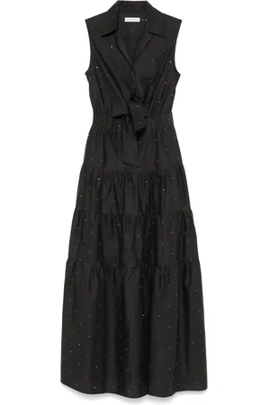 Manuel Ritz Vestido largo con apliques de strass