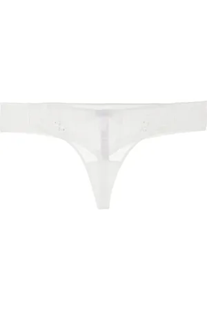 La Perla Tanga con bordado floral