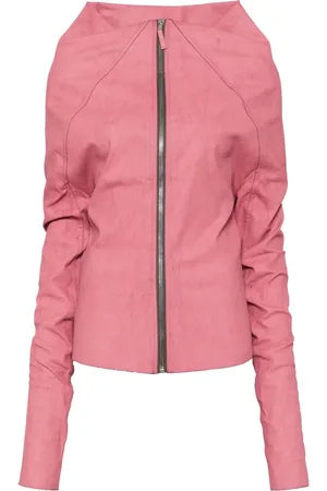 Rick Owens Chaqueta vaquera con cremallera