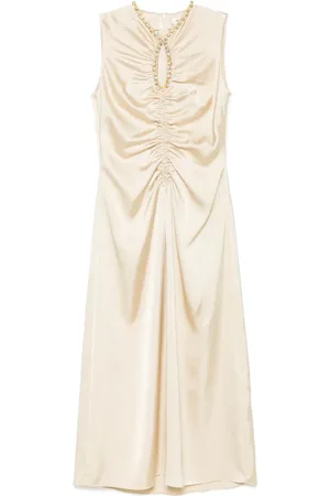 Sandro Vestido midi con apliques de strass