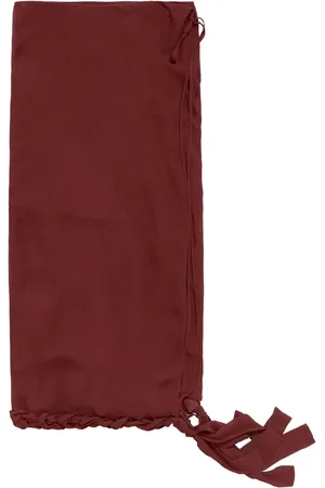 Bimba y Lola Falda midi con diseño cruzado