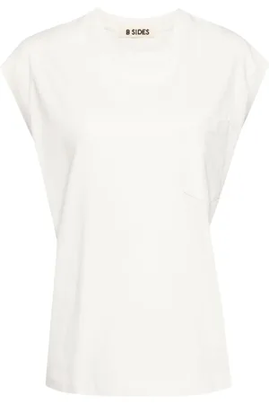 B SIDES Camiseta de tirantes con bolsillo