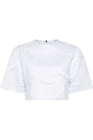 Msgm Camiseta plisada
