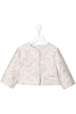LA STUPENDERIA Chaqueta Luce con motivo floral en jacquard
