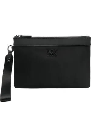 Michael Kors Bolso de mano con placa del logo