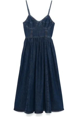 Sandro Vestido midi vaquero