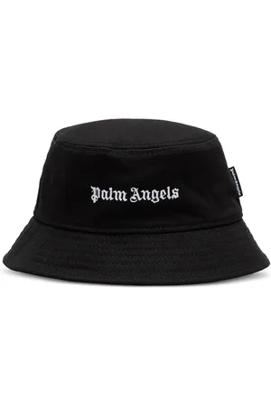 Palm Angels Sombrero de pescador con logo bordado
