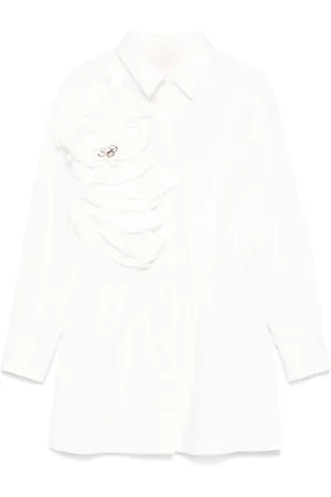 MISS BLUMARINE Vestido con apliques florales