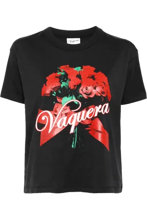 Vaquera Camiseta con estampado gráfico