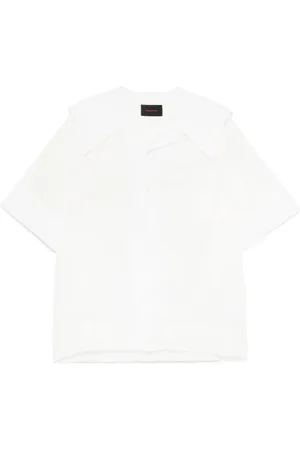 Simone Rocha Camisa con cuello marinero
