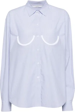 pushBUTTON Camisa con aros estampados