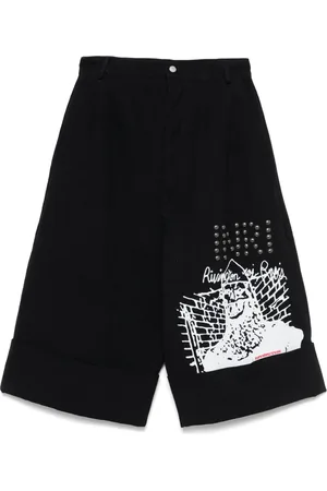 RRR-123 Bermudas con estampado gráfico