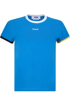 Msgm Camiseta con logo estampado
