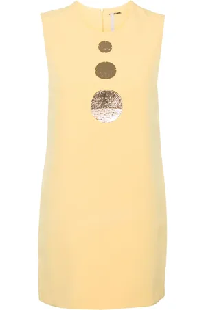 ALEXIS Vestido corto Vango con detalle de moneda