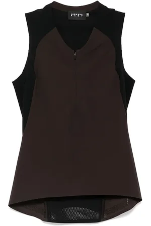 JOHANNA PARV Top con cuello en V