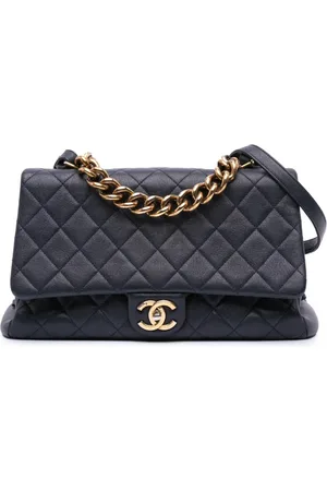 CHANEL Bolso satchel Paris Rome grande de piel de cabra 2016-2017