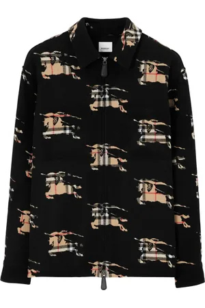 Burberry Camisa Check EKD con cremallera