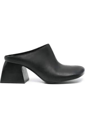 UMA WANG Mules de piel con tacón de 60 mm