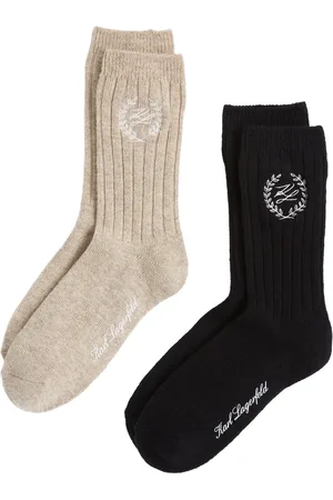Karl Lagerfeld Pack de dos pares de calcetines Hotel Karl