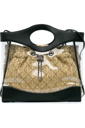 CHANEL Bolso satchel Shopping Tote 31 de piel de becerro y PVC 2019