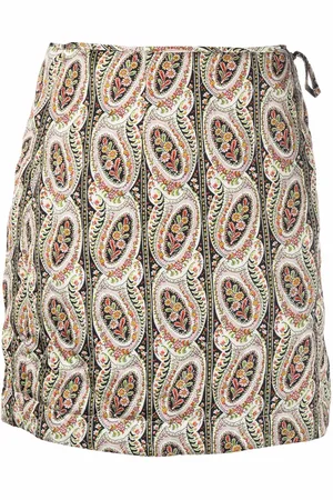 by Ti Mo Falda con estampado de cachemira