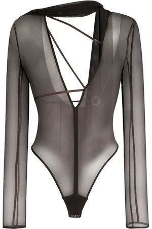 Jacquemus Body Le body Abanaba semitranslúcido